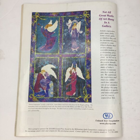Vintage Quilters Newsletter Magazine Issue 328 December 2000 New Quilt Patterns - Picture 14 of 14